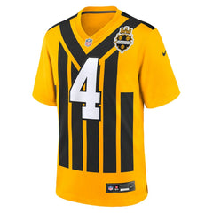 DK Metcalf Pittsburgh Steelers Alternate 1933 Throwback Game Jersey - Gold - Nike