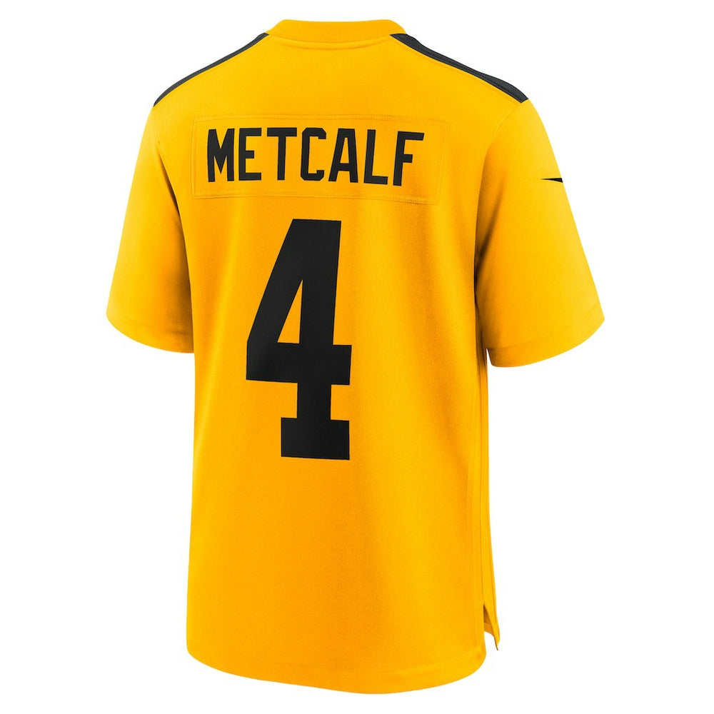DK Metcalf Pittsburgh Steelers Alternate 1933 Throwback Game Jersey - Gold - Nike