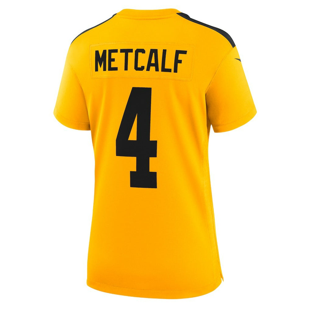 DK Metcalf Pittsburgh Steelers Women's Alternate 1933 Throwback Game Jersey - Gold - Nike