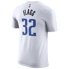 Nike Cooper Flagg Dallas Mavericks 2025 NBA Draft First Round Pick Association Edition Name & Number T-Shirt White