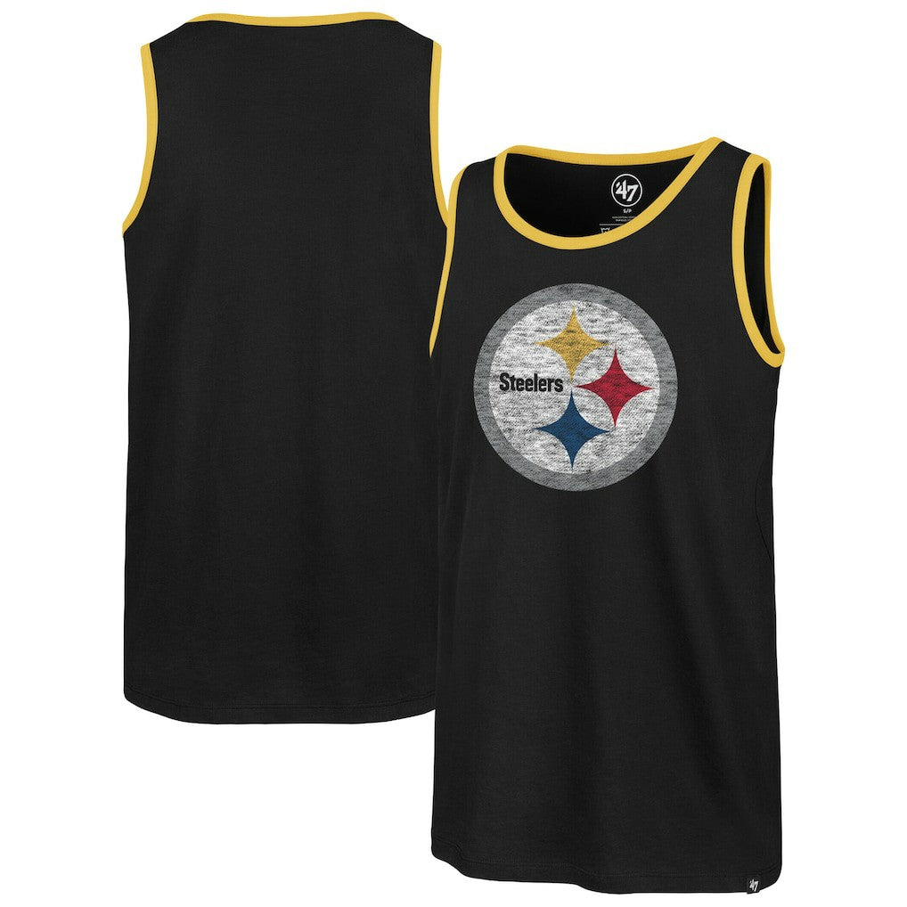 Pittsburgh Steelers '47 Premier Franklin Tank Top - Black - 47 brand