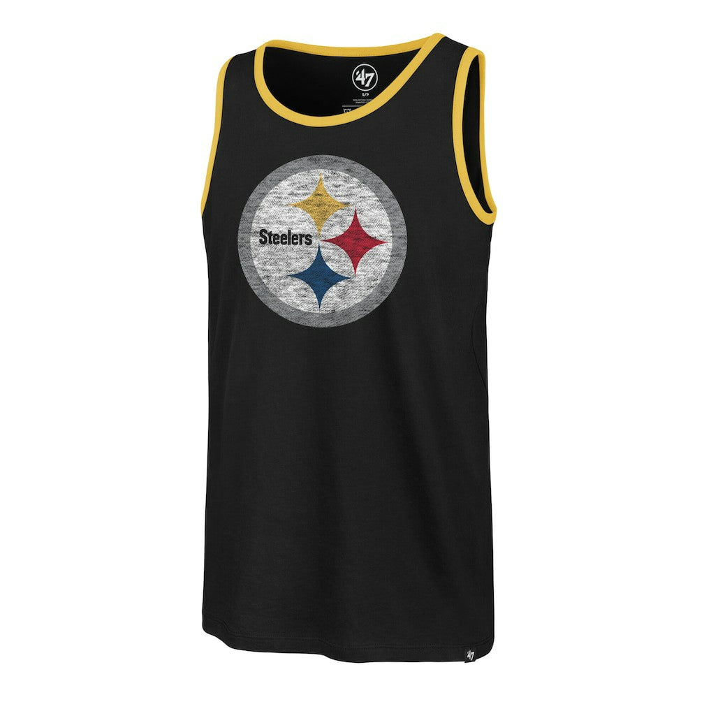 Pittsburgh Steelers '47 Premier Franklin Tank Top - Black - 47 brand