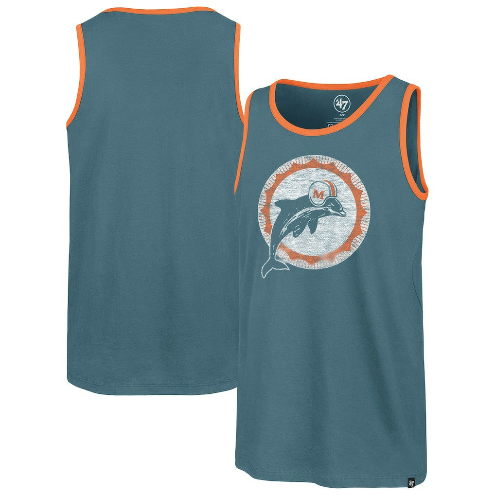 Miami Dolphins '47 Premier Franklin Tank Top - Aqua - 47 brand
