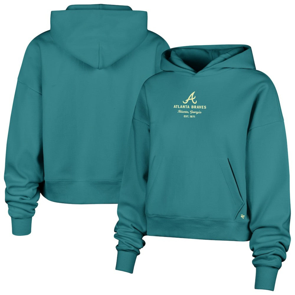 Atlanta Braves '47 Women's Contemporary Basics Anderson Foundation Hoodie Discount
