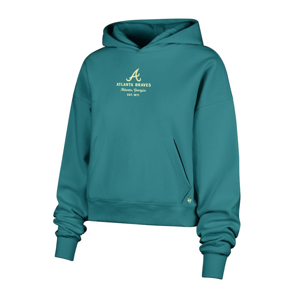Atlanta Braves '47 Women's Contemporary Basics Anderson Foundation Hoodie Discount
