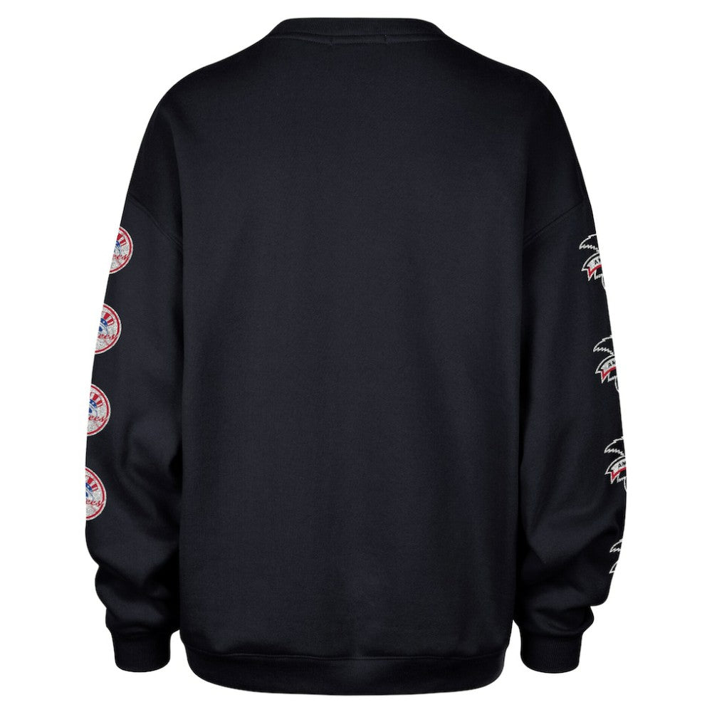 New York Yankees '47 Women's Trendy Team Go Big Oversized Sweatshirt for sale