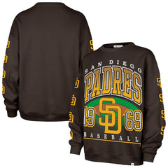 San Diego Padres '47 Women's Trendy Team Go Big Oversized Sweatshirt for sale