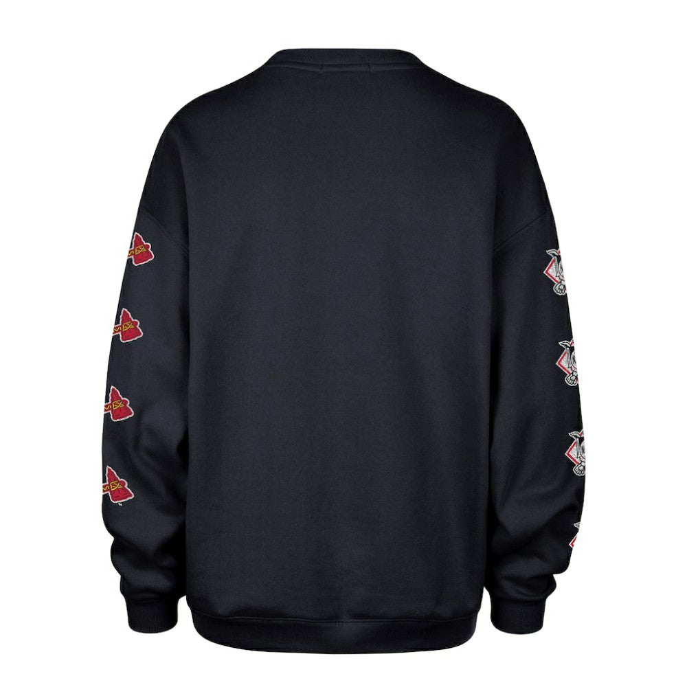 Atlanta Braves '47 Women's Trendy Team Go Big Oversized Sweatshirt Near Me