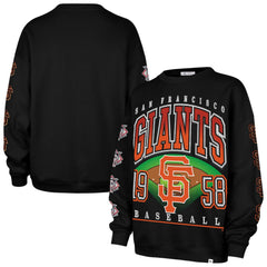 San Francisco Giants '47 Women's Trendy Team Go Big Oversized Sweatshirt Sale