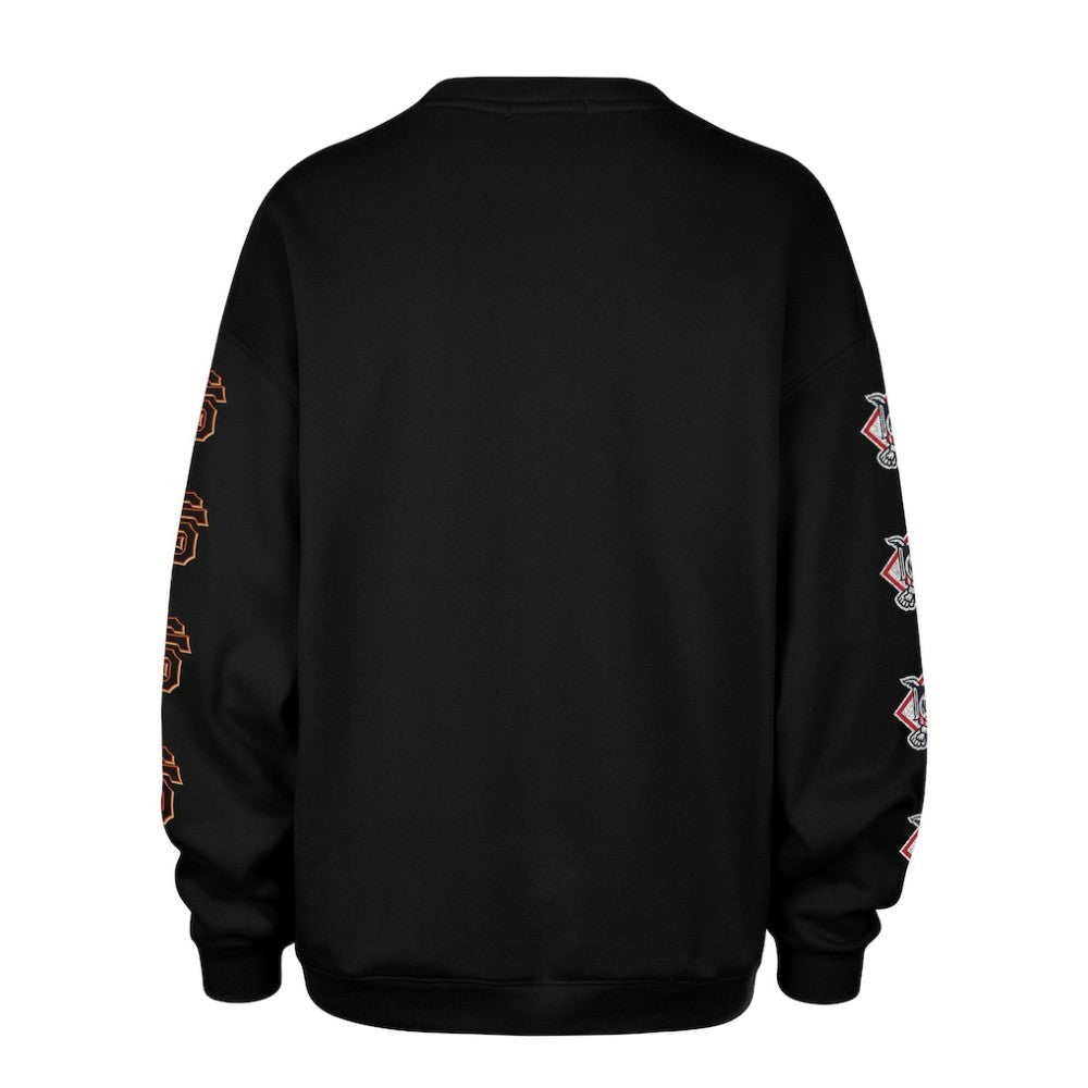 San Francisco Giants '47 Women's Trendy Team Go Big Oversized Sweatshirt Sale