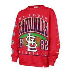 St. Louis Cardinals '47 Women's Trendy Team Go Big Oversized Sweatshirt Online