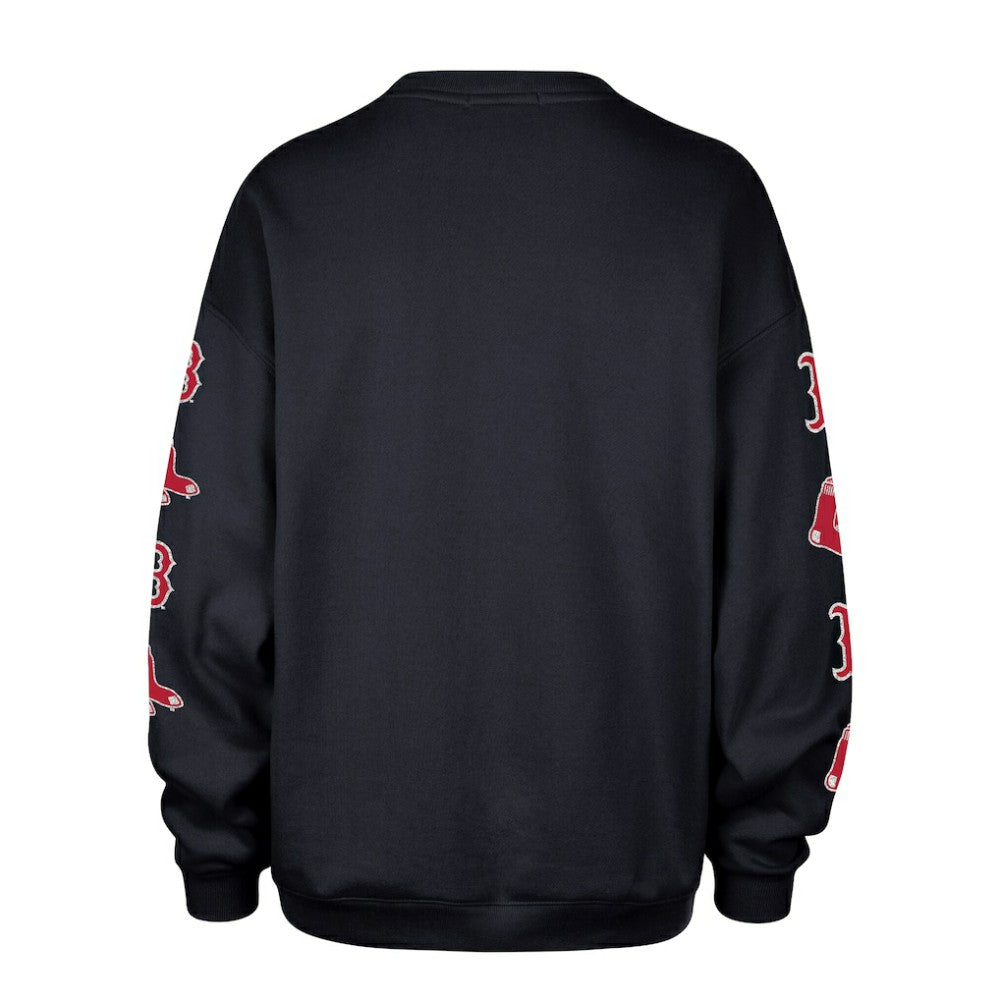 Boston Red Sox '47 Women's Trendy Team Go Big Oversized Sweatshirt Outlet