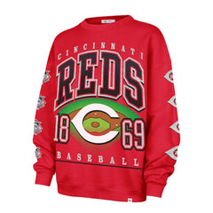 Cincinnati Reds '47 Women's Trendy Team Go Big Oversized Sweatshirt Online