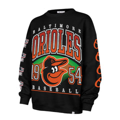 Baltimore Orioles '47 Women's Trendy Team Go Big Oversized Sweatshirt Discount