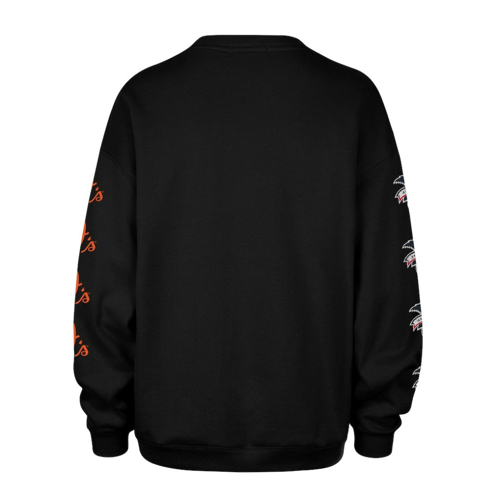 Baltimore Orioles '47 Women's Trendy Team Go Big Oversized Sweatshirt Discount