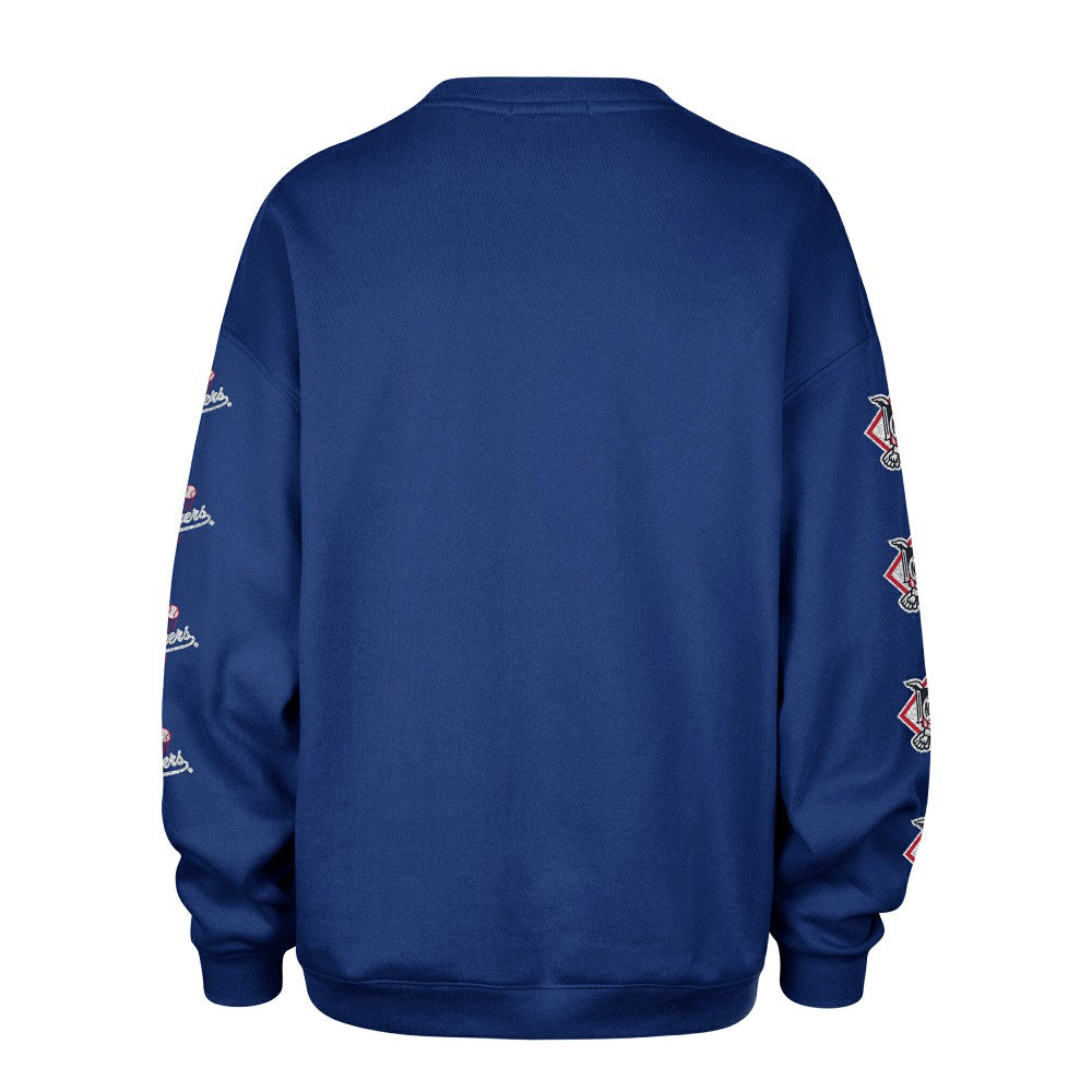 Los Angeles Dodgers '47 Women's Trendy Team Go Big Oversized Sweatshirt Online