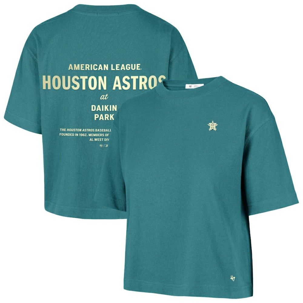 Houston Astros '47 Women's Contemporary Basics Leon City T-Shirt Online