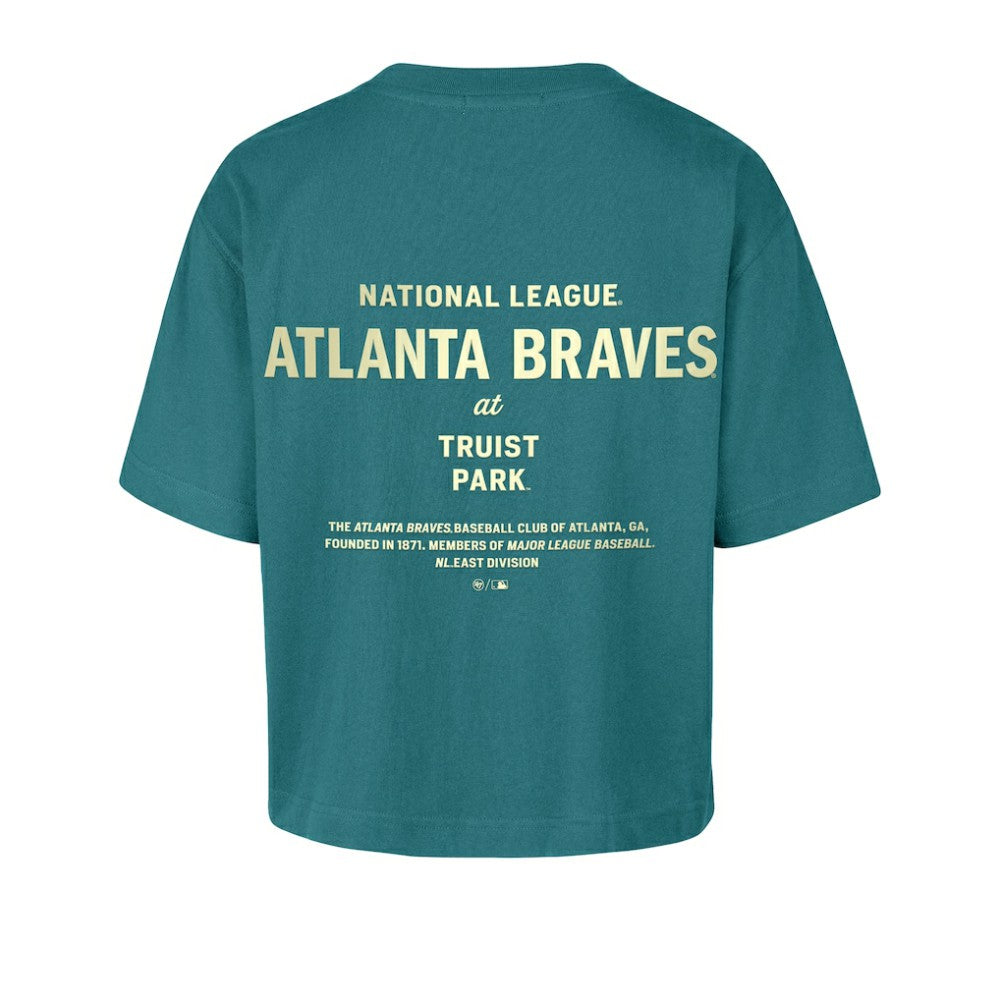 Atlanta Braves '47 Women's Contemporary Basics Leon City T-Shirt Near Me