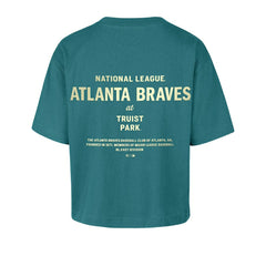 Atlanta Braves '47 Women's Contemporary Basics Leon City T-Shirt Near Me