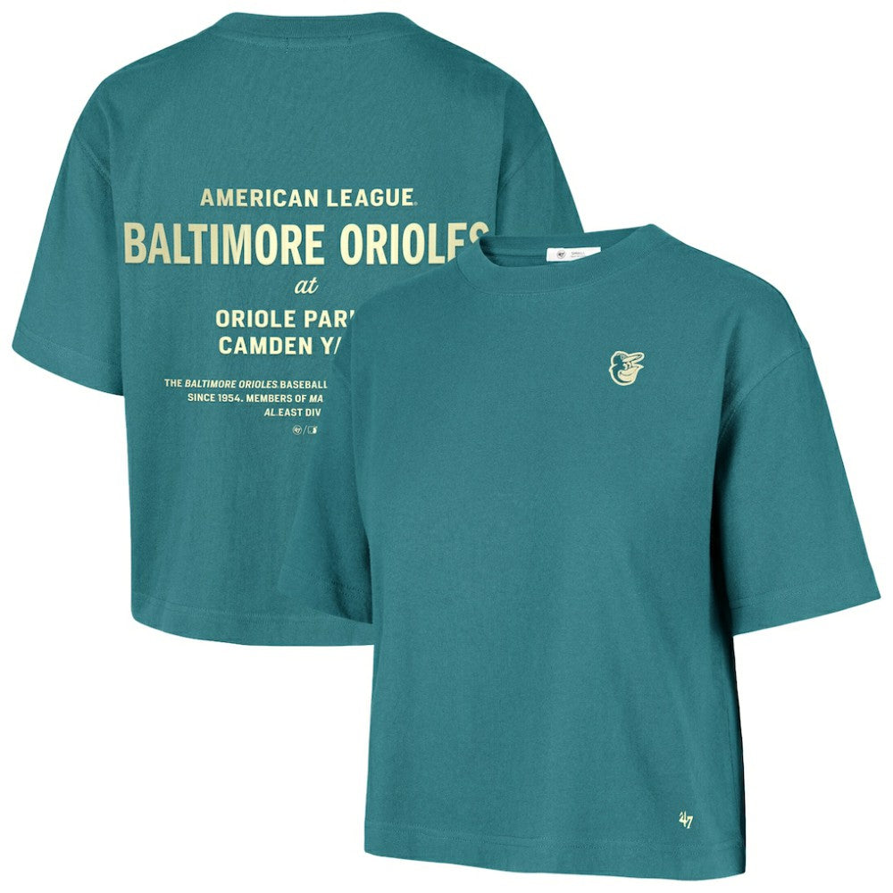 Baltimore Orioles '47 Women's Contemporary Basics Leon City T-Shirt Outlet