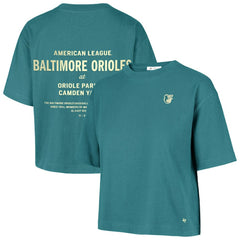 Baltimore Orioles '47 Women's Contemporary Basics Leon City T-Shirt Outlet
