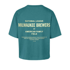 Milwaukee Brewers '47 Women's Contemporary Basics Leon City T-Shirt Discount