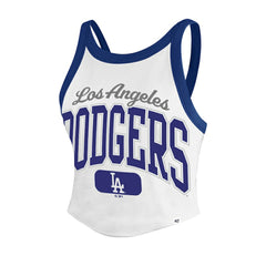Los Angeles Dodgers '47 Women's Trendy Team Rally Sporty Cropped Racerback Tank Top Near Me