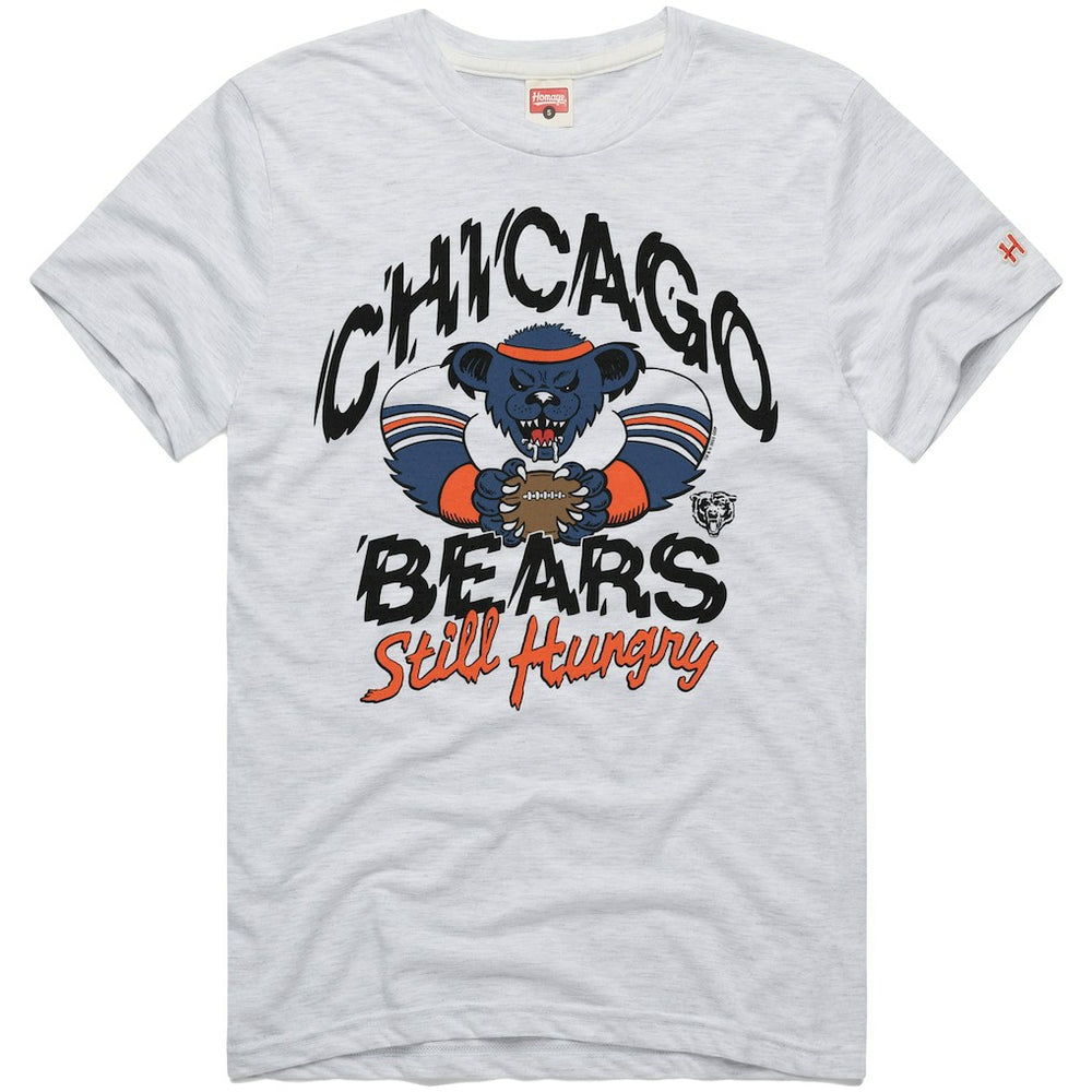 Chicago Bears Homage NFL x Grateful Dead Tri-Blend T-Shirt - Ash - NFL