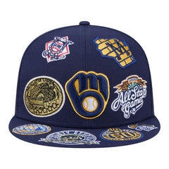 Milwaukee Brewers New Era All Over 59FIFTY Fitted Hat Online
