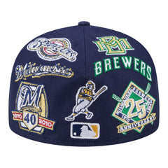 Milwaukee Brewers New Era All Over 59FIFTY Fitted Hat Online