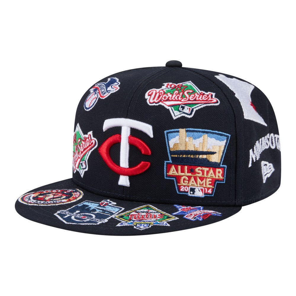 Minnesota Twins New Era All Over 59FIFTY Fitted Hat Outlet