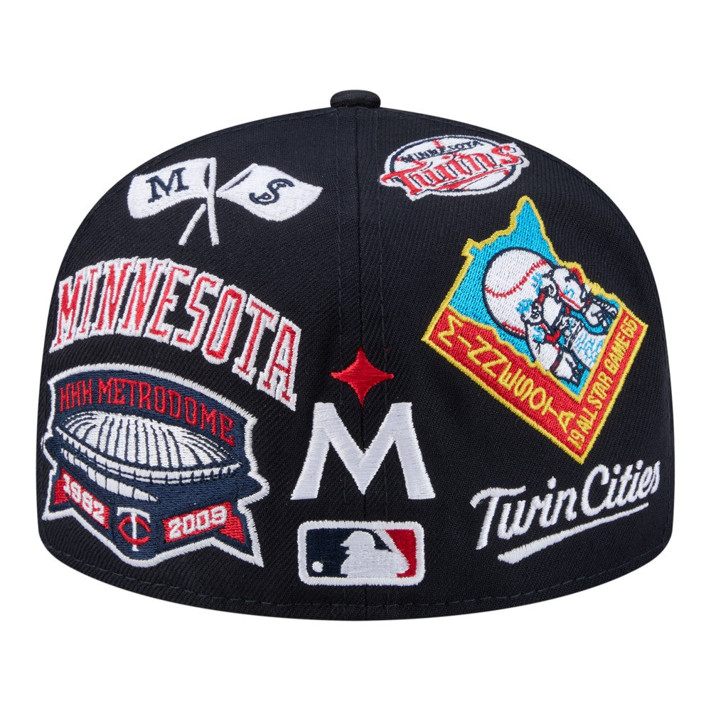 Minnesota Twins New Era All Over 59FIFTY Fitted Hat Outlet