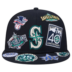Seattle Mariners New Era All Over 59FIFTY Fitted Hat Online