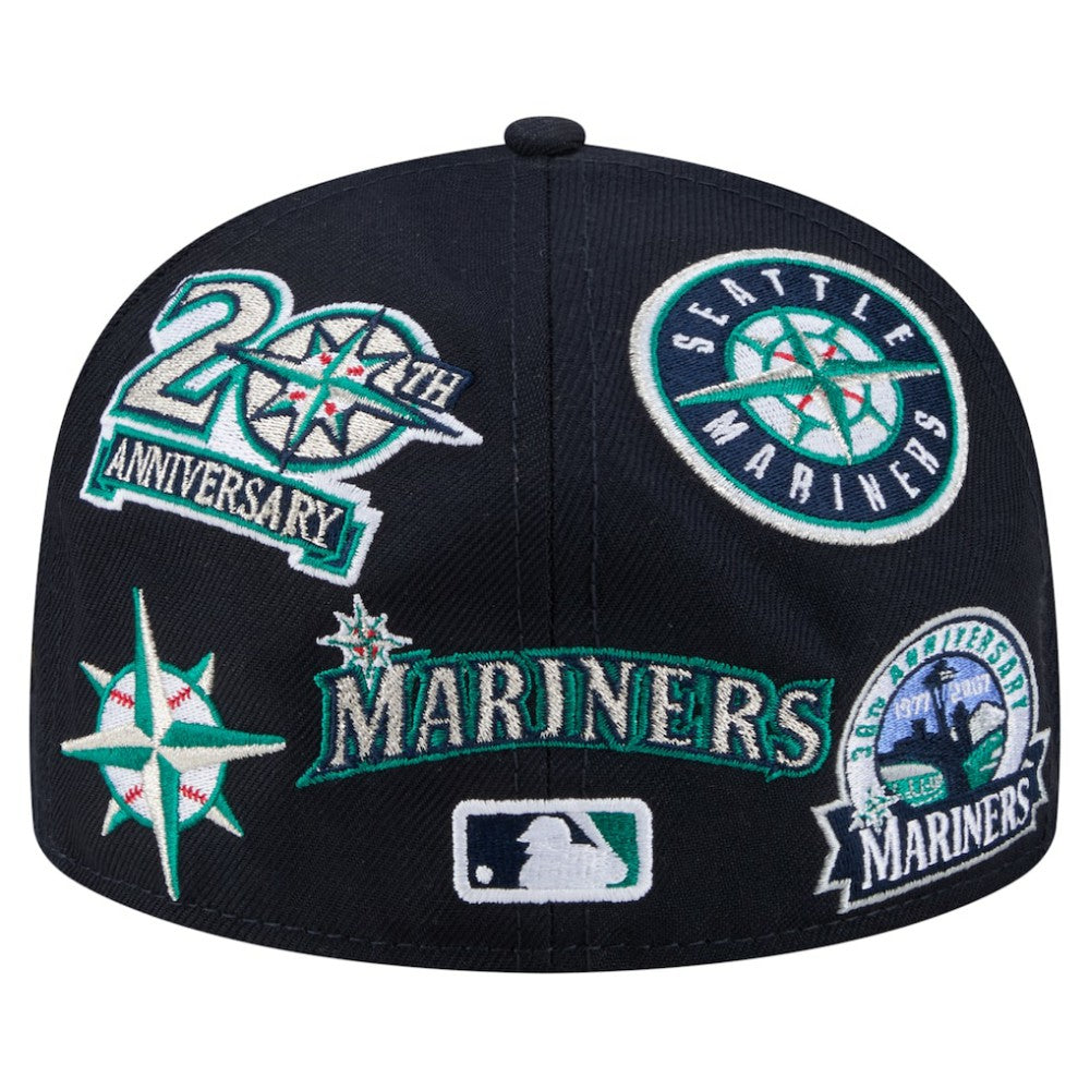 Seattle Mariners New Era All Over 59FIFTY Fitted Hat Online