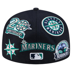 Seattle Mariners New Era All Over 59FIFTY Fitted Hat Online