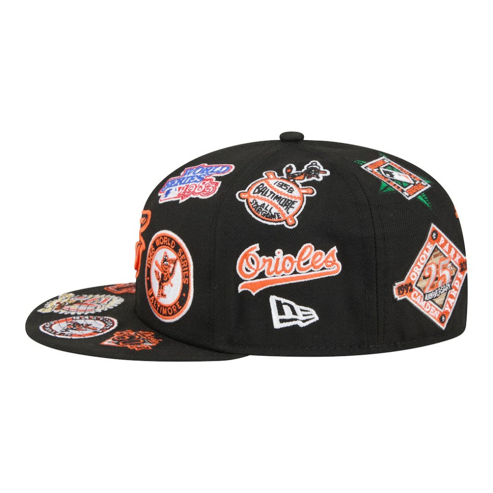 Baltimore Orioles New Era All Over 59FIFTY Fitted Hat Online