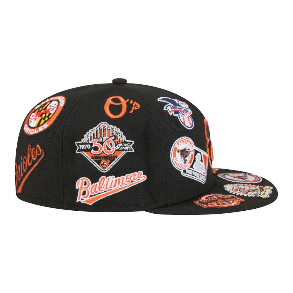 Baltimore Orioles New Era All Over 59FIFTY Fitted Hat Online