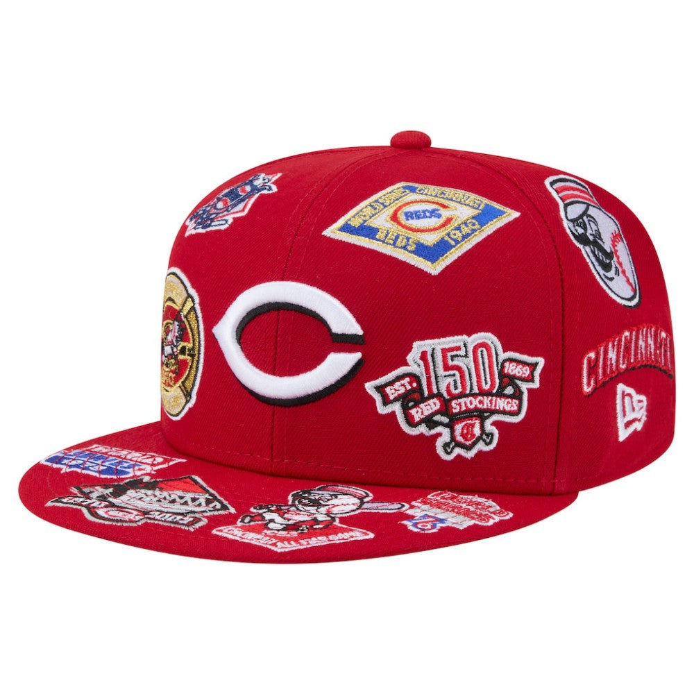 Cincinnati Reds New Era All Over 59FIFTY Fitted Hat Online
