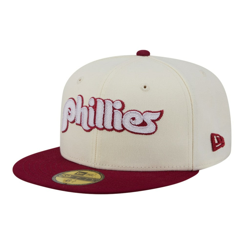 Philadelphia Phillies New Era Two-Tone Stitch 59FIFTY Fitted Hat Near Me