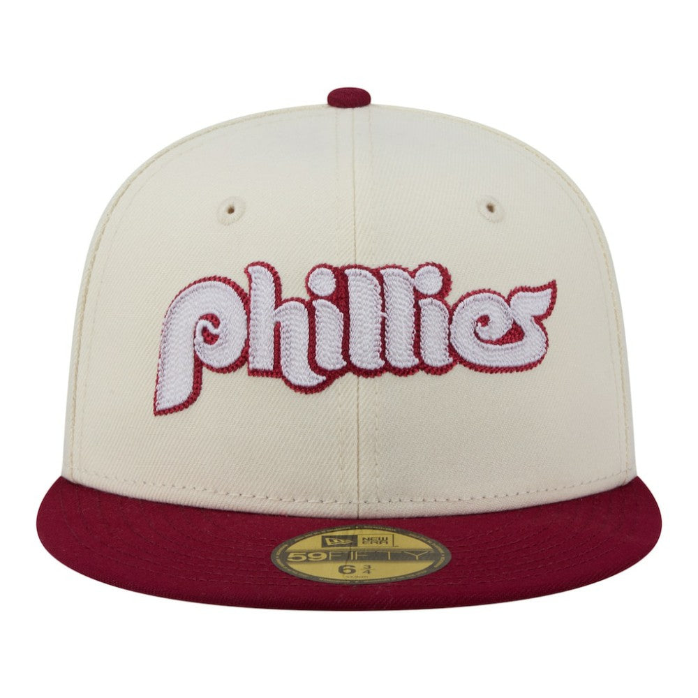 Philadelphia Phillies New Era Two-Tone Stitch 59FIFTY Fitted Hat Near Me