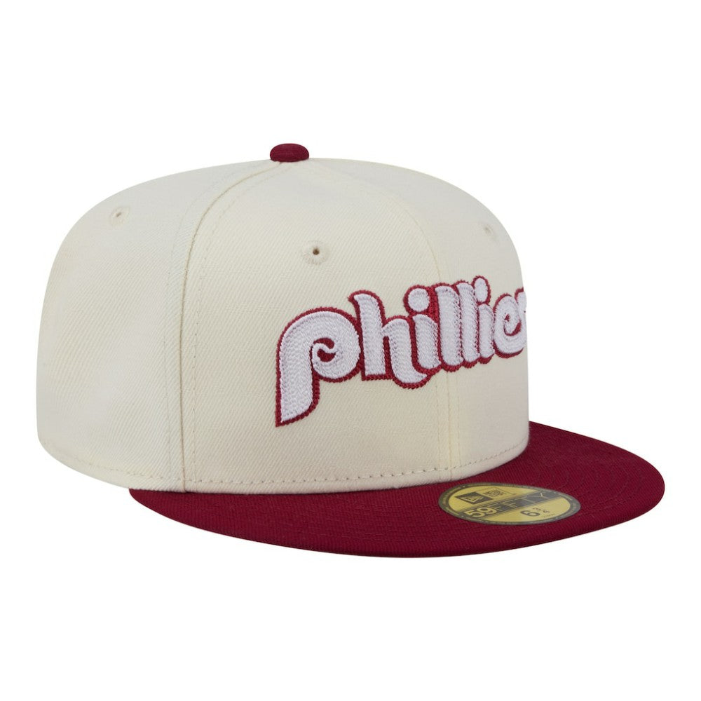 Philadelphia Phillies New Era Two-Tone Stitch 59FIFTY Fitted Hat Near Me