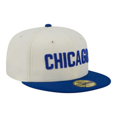 Chicago Cubs New Era Two-Tone Stitch 59FIFTY Fitted Hat Outlet
