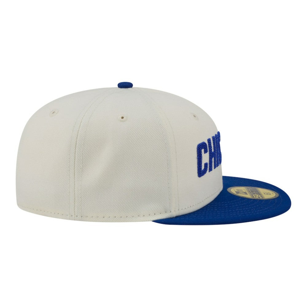 Chicago Cubs New Era Two-Tone Stitch 59FIFTY Fitted Hat Outlet