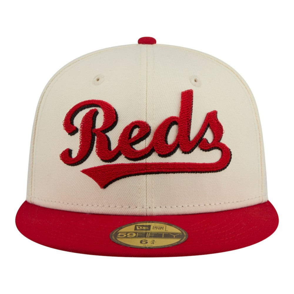 Cincinnati Reds New Era Two-Tone Stitch 59FIFTY Fitted Hat Discount