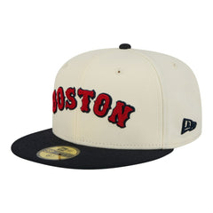 Boston Red Sox New Era Two-Tone Stitch 59FIFTY Fitted Hat Outlet