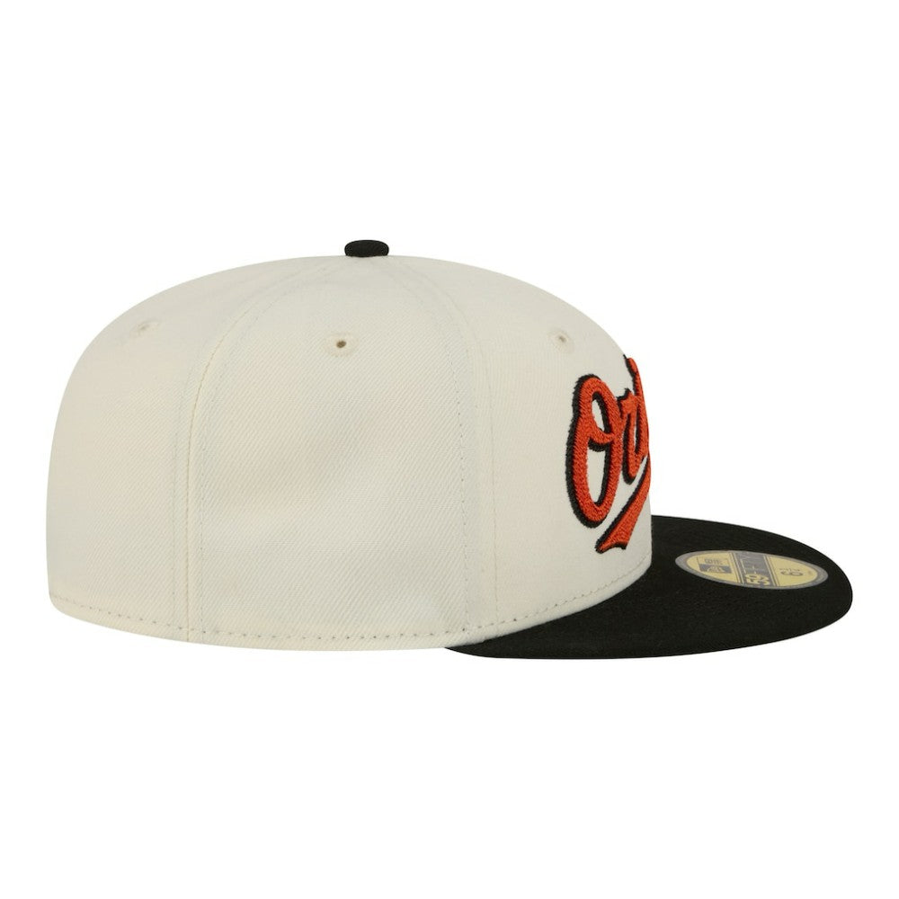 Baltimore Orioles New Era Two-Tone Stitch 59FIFTY Fitted Hat for sale
