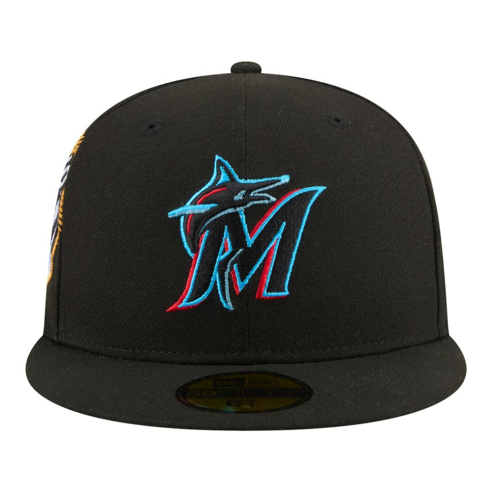 Miami Marlins New Era Hidden Hit 59FIFTY Fitted Hat Outlet