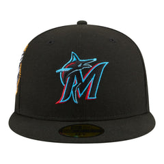 Miami Marlins New Era Hidden Hit 59FIFTY Fitted Hat Outlet