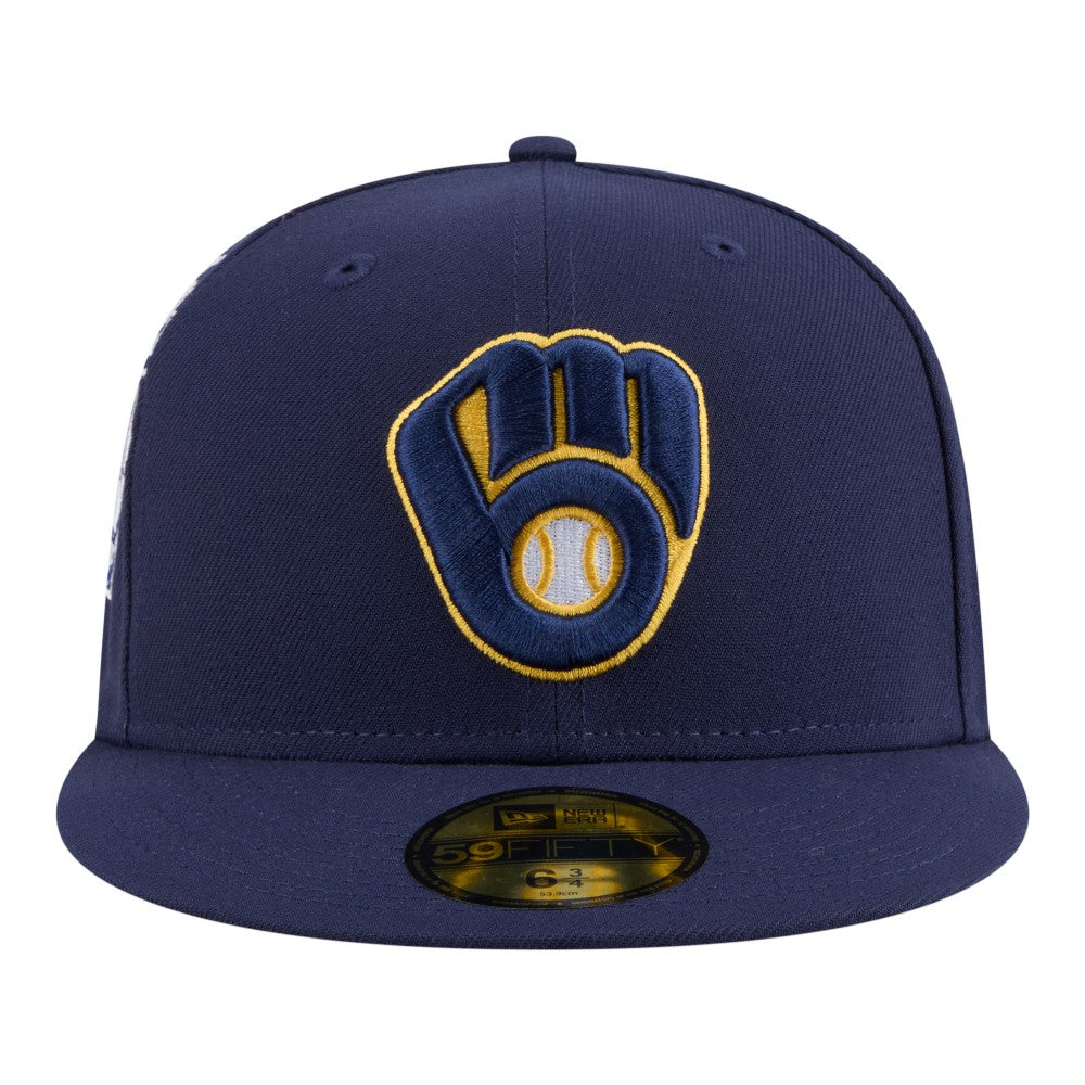 Milwaukee Brewers New Era Hidden Hit 59FIFTY Fitted Hat for sale