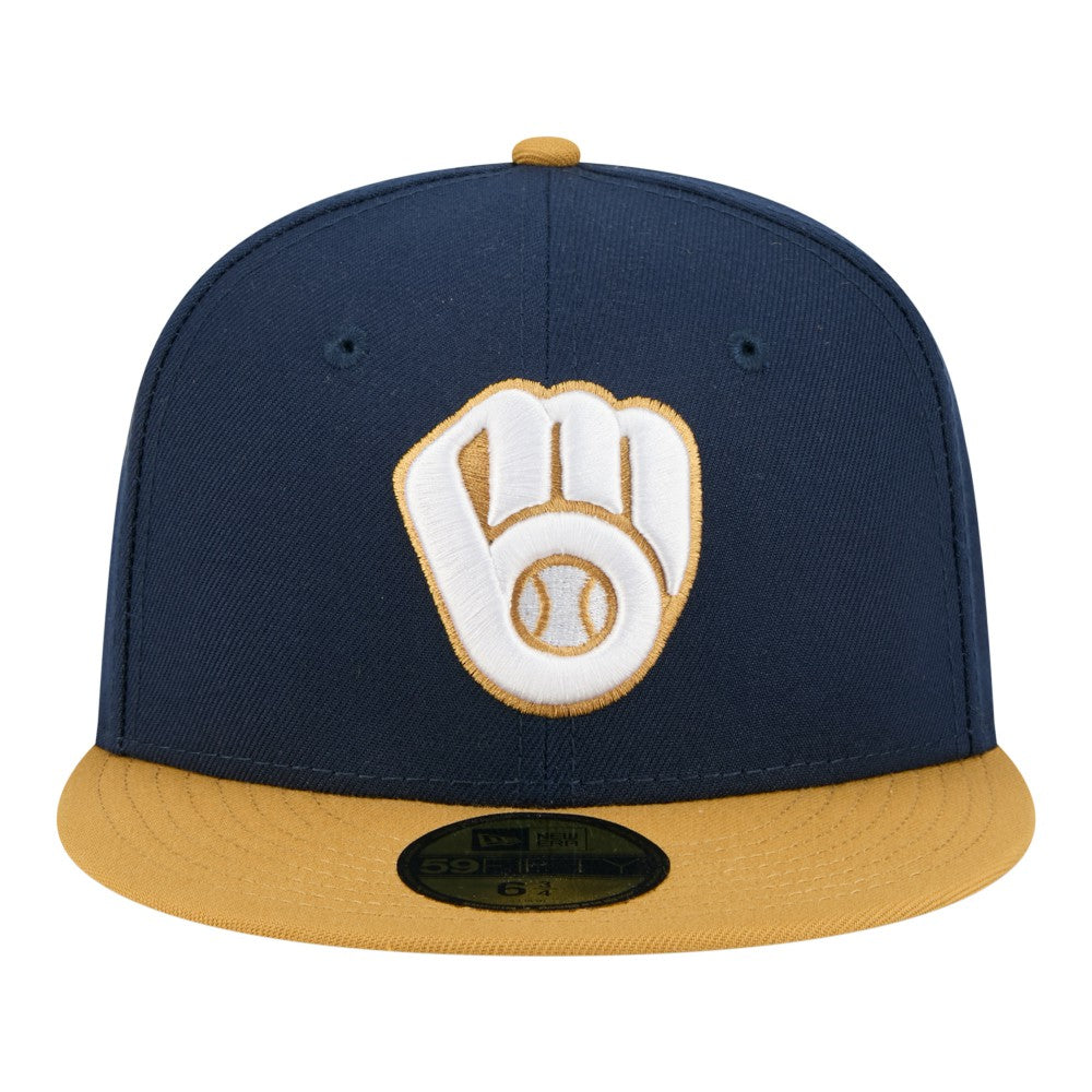 Milwaukee Brewers New Era Two-Tone Color Pack 59FIFTY Fitted Hat for sale